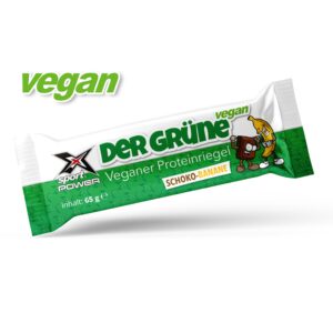 X-SPORT® POWER Der Grüne - Veganer Proteinriegel "Schoko-Banane"